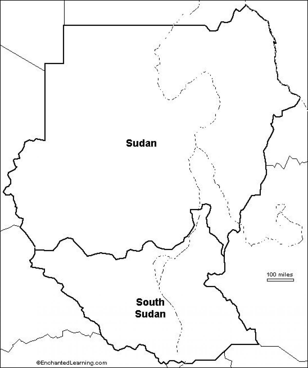 Karta Sudana prazan