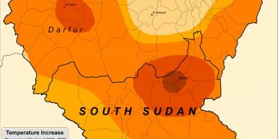 Karta klima Sudana 